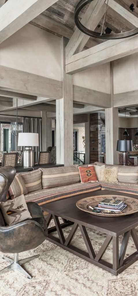 Locati Architect Rustic Living Room