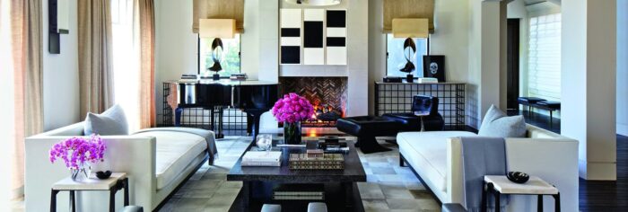 Spotted: Patchwork Cowhide Rug at Kourtney Kardashian's Home - Shine Rugs