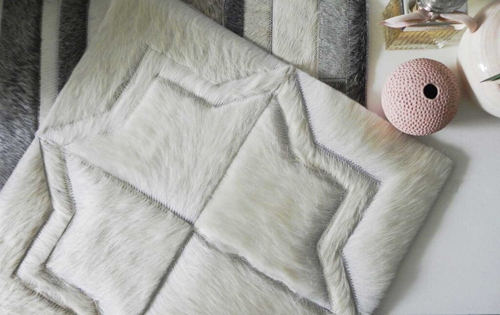 Tips and Tricks: Ordering Samples of Patchwork Cowhide Rugs - Shine Rugs