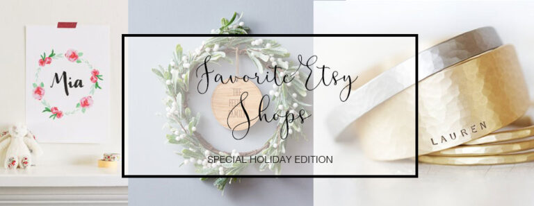 My Favorite Etsy Shops: 2018 Holiday Decor Edition