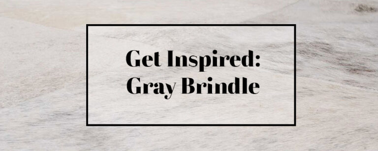 Get Inspires: Gray Brindle Patchwork Cowhide Rugs