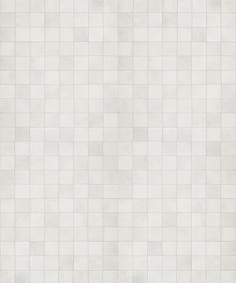 Patchwork cowhide rug in small white squares