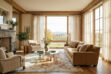 247-beige-and-white-squares-patchwork-cowhide-rug-in-upstate-new-york-living-room