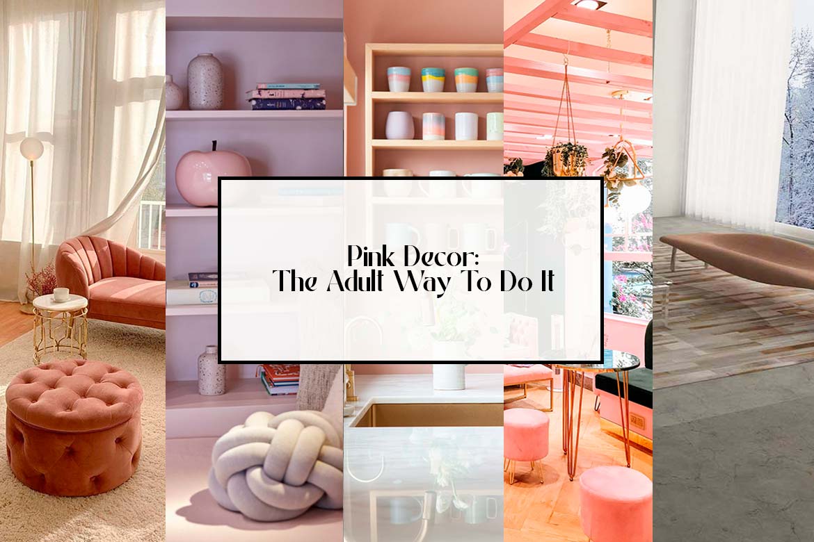 Pink Decor, The Adult Way To Do It, by Shine Rugs