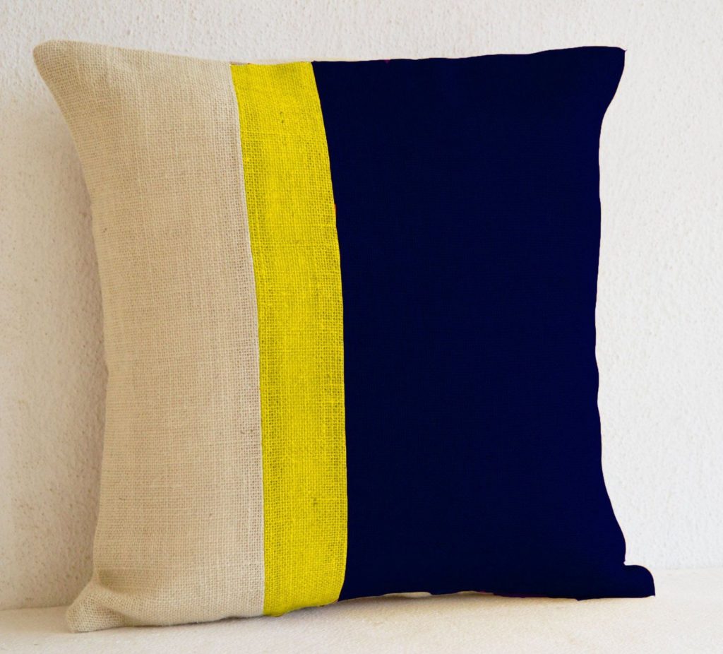 Burlap Pillow by Casa Amore International