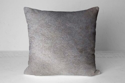 Unique Taupe Gray Throw Pillow