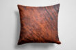 Brown Brindle Cowhide Throw Pillow