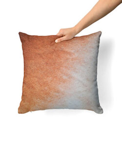 Beige Gradient Cowhide Pillow
