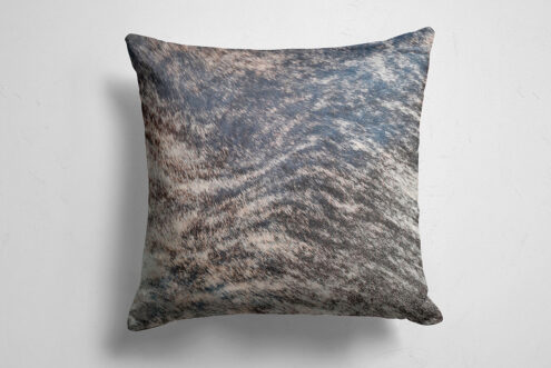 09-brindlefierce-50x50-01 Dark Brindle Cowhide Throw Pillow
