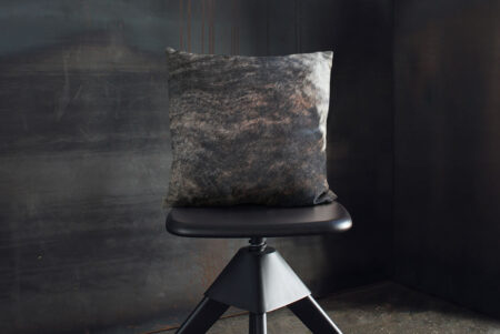 10-brindledark-50x50-04 Industrial Style Stool and Dark brindle Leather Cushion