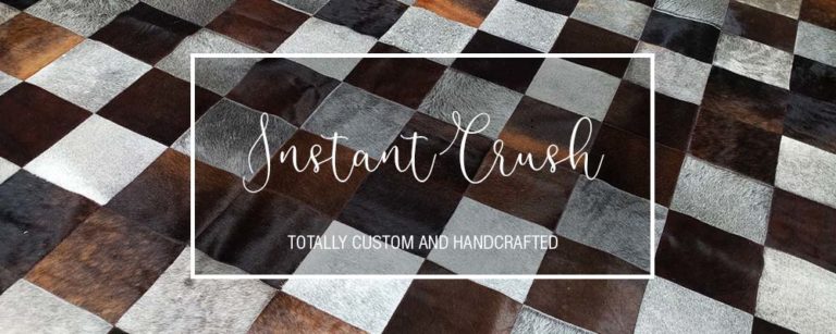 Ready: Brown And Gray Leather Area Rug