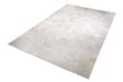 Patchwork cowhide rug in white squares