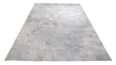 Patchwork cowhide rug in white squares