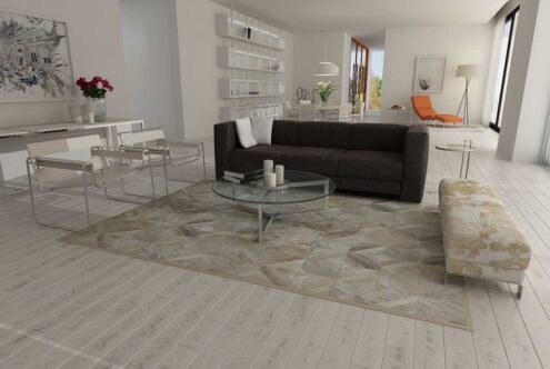 Beige diamond patchwork cowhide rug Beige diamond patchwork cowhide rug