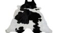 Black and White Cowhide Rug