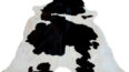 Black and White Cowhide Rug