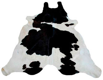 Black and White Cowhide Rug