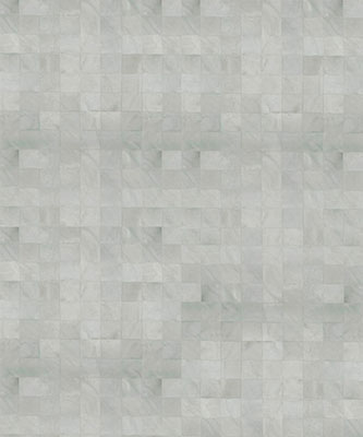 Patchwork cowhide rug in white squares
