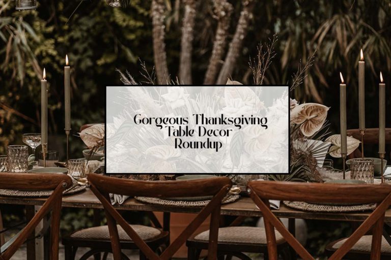 Thanksgiving Table 2022 Roundup, by Shine Rugs