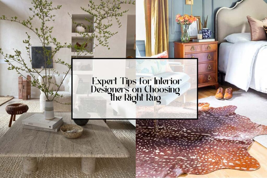 Expert Tips for Interior Designers on Choosing the Right Rug