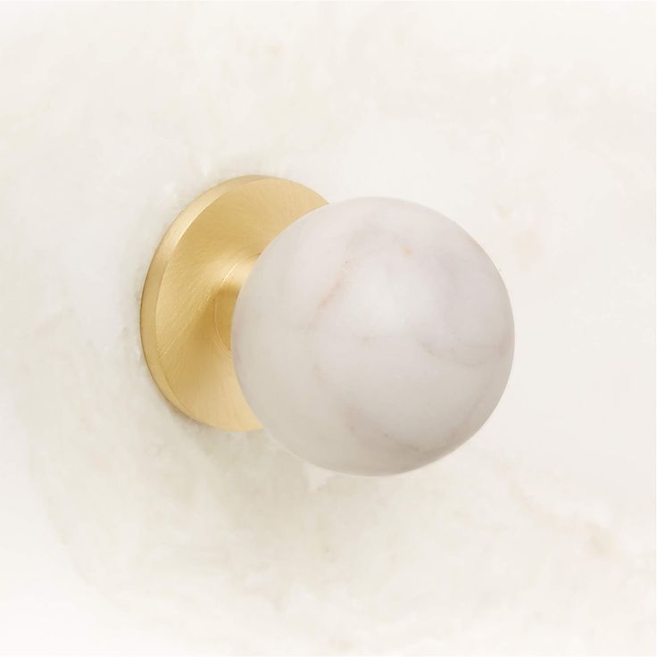 Carrara Marble Knob